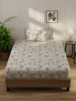 KOPA - Multi-Color Extra Smooth Micro Bedsheet With Pillow Cover (Single) (Pack of 2)