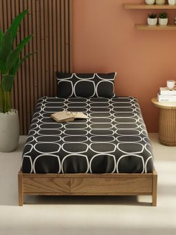 KOPA - Grey Extra Smooth Micro -Single Bedsheet With 1 Pillow Cover (Single) (Pack of 2)