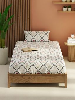 KOPA - Multi-Color Extra Smooth Micro Bedsheet With Pillow Cover (Single) (Pack of 2)