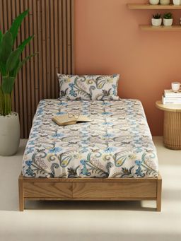 KOPA - White Extra Smooth Micro -Single Bedsheet With Pillow Cover (Single) (Pack of 2)