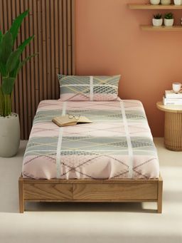 KOPA - Multi-Color Extra Smooth Micro Bedsheet With 1 Pillow Cover (Single) (Pack of 2)