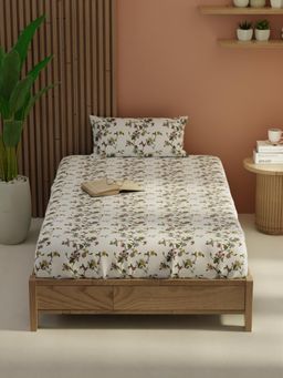 KOPA - White Extra Smooth Micro -Single Bedsheet With Pillow Cover (Single) (Pack of 2)