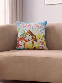 Athom Living - Multi-Color Disney Princess (Friends) Printed Cushion Cover (Medium)