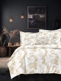 Sleeping Owls- because your sleep matters - White Bedsheet with Pillow Covers (Super King)