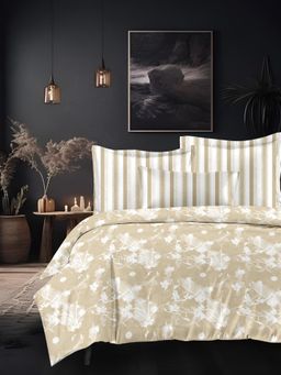Sleeping Owls- because your sleep matters - Pink Bedsheet with Pillow Covers (Super King)