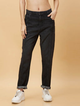 Being Human - Women Solid Denim Black Jeans