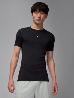 Nike - Jordan Sport Men Black Dri-Fit Short-Sleeve Base Layer T-Shirt