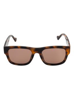 Opium Eyewear - Wayfarer Sunglasses for Men Brown Lens Tr-90 Brown Frame -Op-10456-C04-52 (52)