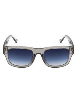 Opium Eyewear - Wayfarer Sunglasses for Men Blue Lens Tr-90 Grey Frame -Op-10456-C05-52 (52)