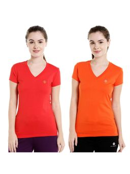 Bodycare - Bodyactive Pack Of 2 Women'S Tshirt - Multi-Color