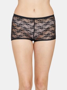 Zivame - Low Rise Full Coverage Boyshort - Anthracite