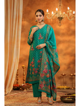 Rain & Rainbow - Ethnic Motifs Printed Kurta with Pant and Dupatta (Set of 3)