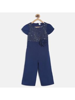 MINI KLUB - Kids Girls Blue Jump Suit