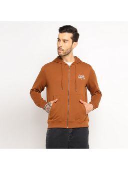 Royal Enfield - Men's The Knockout Brown Hoodie