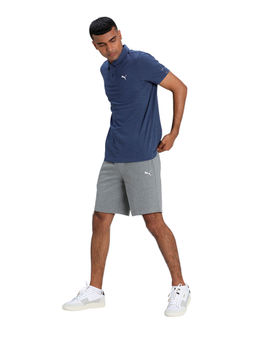 Puma - MENS ZIPPERED JERSEY Grey Casual Shorts