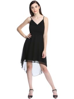 Dodo & Moa - Women Black Solid Mini Dress