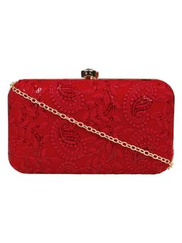 Horra - Glitter Red Clutch