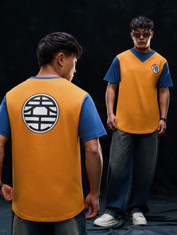 The Souled Store - Men Orange Character Pure Cotton T-Shirt