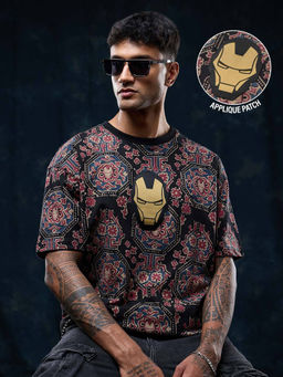 The Souled Store - Men Black Character Pure Cotton T-Shirt