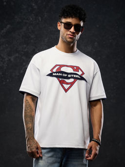 The Souled Store - Men White Character Pure Cotton T-Shirt