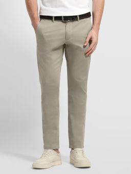 Arrow Sports - Men Brown Solid/Plain Cotton Trouser