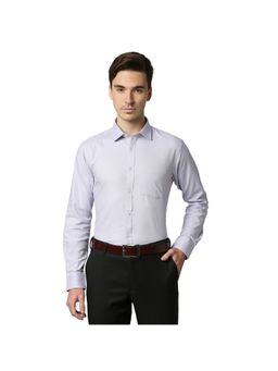 Park Avenue - Medium Violet Solid Formal Shirt