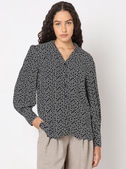 VERO MODA - Black Printed Shirt