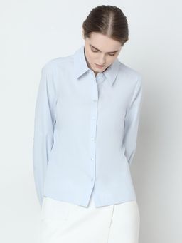 VERO MODA - Sky Blue Cotton Shirt