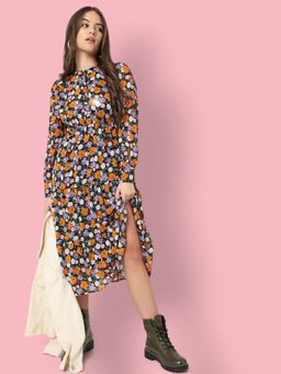 ONLY - Women Floral Casual Multicolor Dress