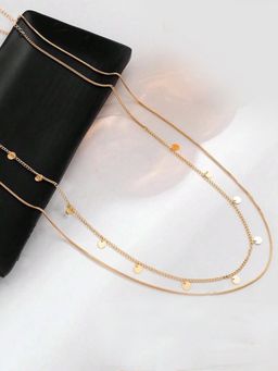 Peora - Gold Plated 2 Layer Body Belly Chain