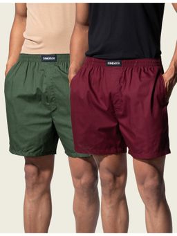 DaMENSCH - Breeze Ultra-Light Solid Cotton Boxers (Pack of 2)