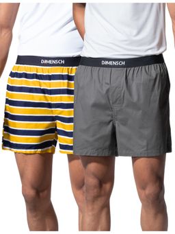 DaMENSCH - Men Breeze Ultra-Light Pure Cotton Boxers (Pack of 2)
