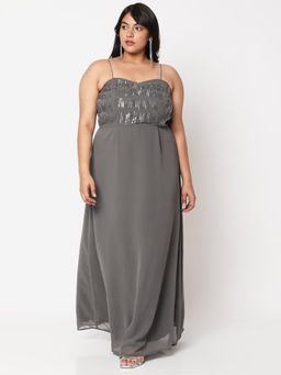 MISH - Curves By MISH Embellished Maxi Dress