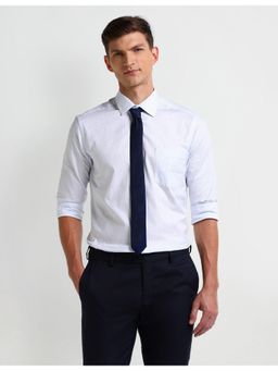 Arrow - Checks Blue Full Sleeves Collar Neck Shirt