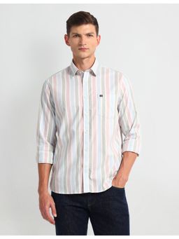 Arrow - Stripes Multi-Color Full Sleeves Collar Neck Shirt