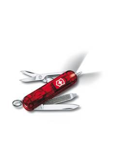 Victorinox - Signature Lite Pocket Knife 58 mm - Red Translucent