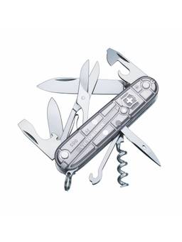 Victorinox - Climber SilverTech Swiss Army Knife 91 mm - Silver Translucent