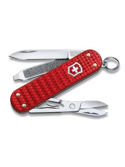 Victorinox - Classic SD Precious Alox Pocket Knife 58 mm - Iconic Red