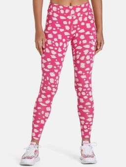 Puma - Ess Animal Aop Womens Pink Tights