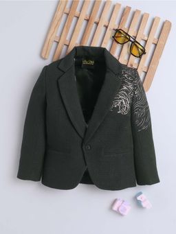 Mini Stitch - Olive Ministitch Cotton Blazer