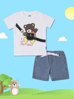 Nautinati - Boys Printed T-shirt and Shorts (Set of 2)