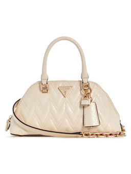 Guess - Stone Quilted Adelard Dome Satchel Bag with Detachable Strap