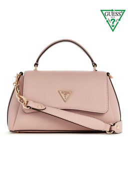 Guess - Mauve Solid Eco Gloriana Sling Bag with Detachable Strap