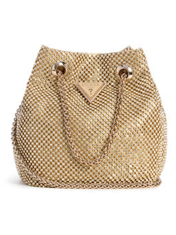 Guess - Gold Embellished Zalina Bucket Bag