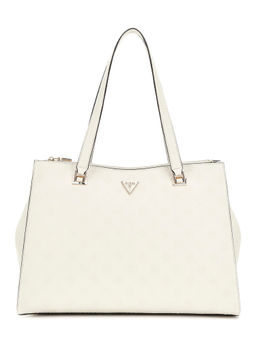 Guess - Bone Textured Cresidia Fashion Travel Tote Bag