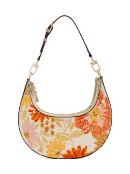 Guess - Floral Multi-Color Embellished Fabia Handbag