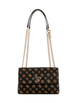 Guess - Mocha Logo Printed Daryna Sling Bag with Detachable Strap