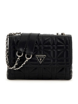 Guess - Black Quilted Edita Sling Bag