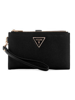 Guess - Black Solid Laurel Bi-Fold Wallet