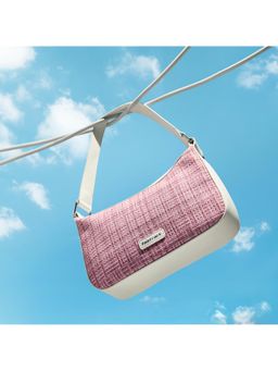 Fastrack - Basketweave Pink Handbag